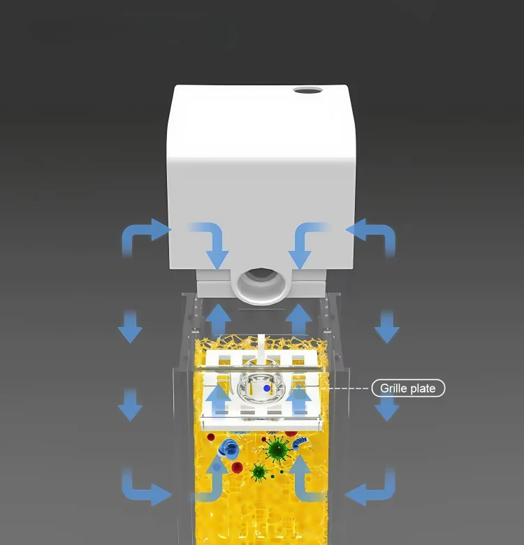 Add a grid baffle to effectively prevent the filter pump from clogging