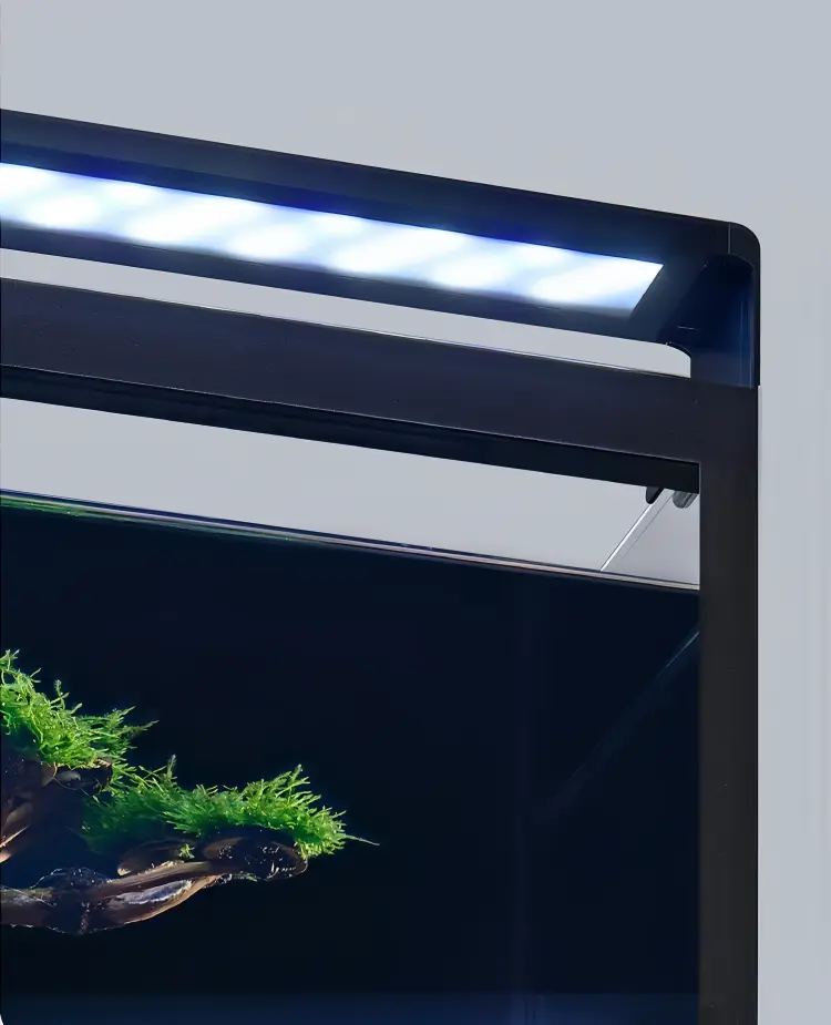 Aquarium with aluminum alloy LED lights - yee