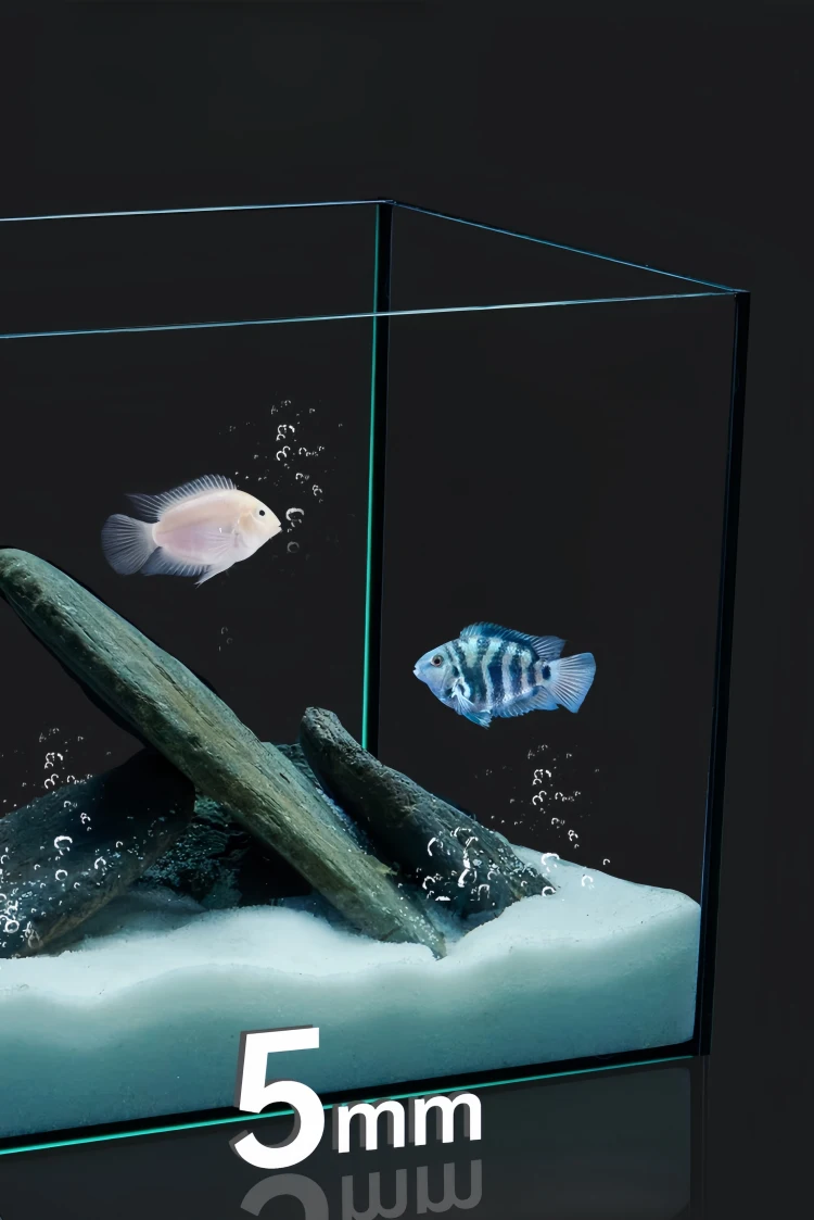 Thickened explosion-proof glass small planted tank
