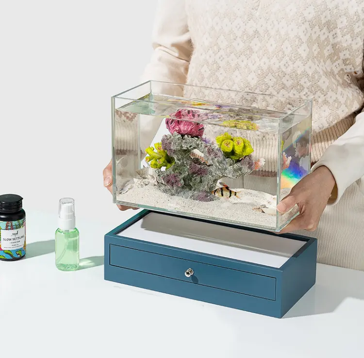 The fish tank adopts a detachable design