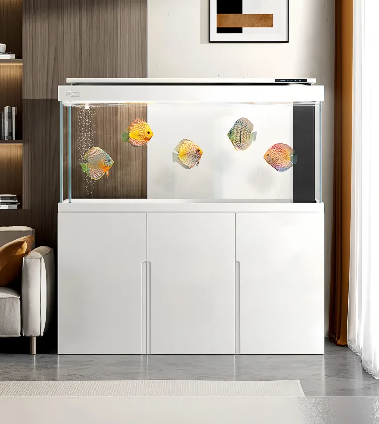 gray fish tank