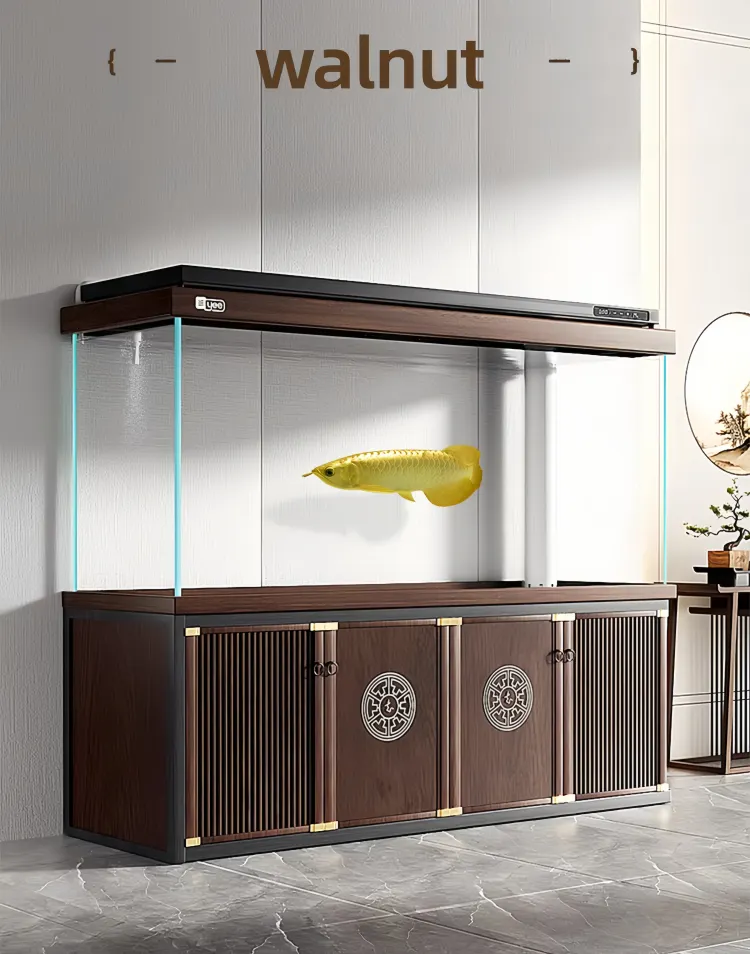 walnut style fish tank