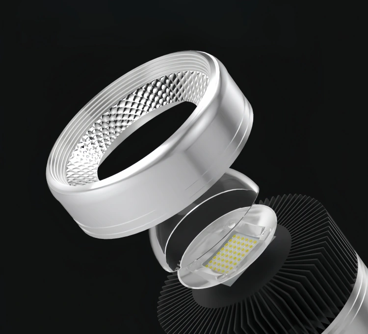 Convex lens aquarium light lamp beads