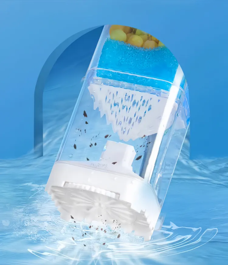 Fish toilet collects feces