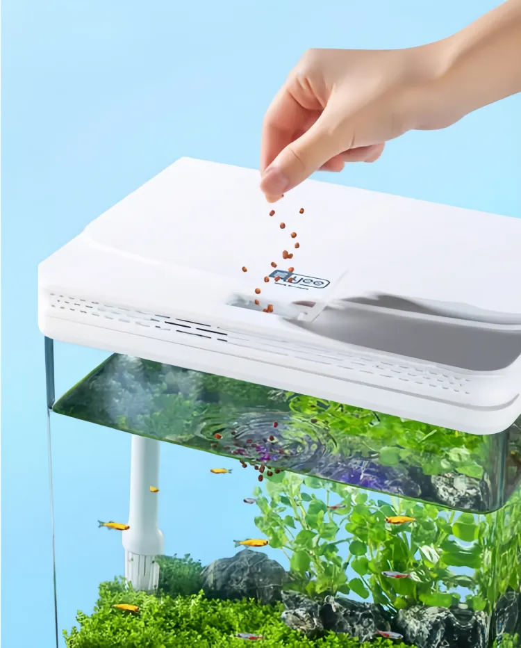 Hidden feeding port design
