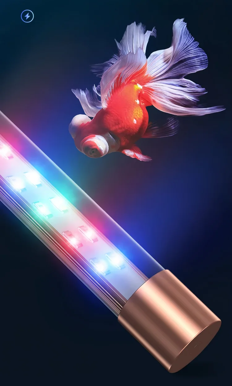 Light for fish tank built-in double row of high brightness lamp beads