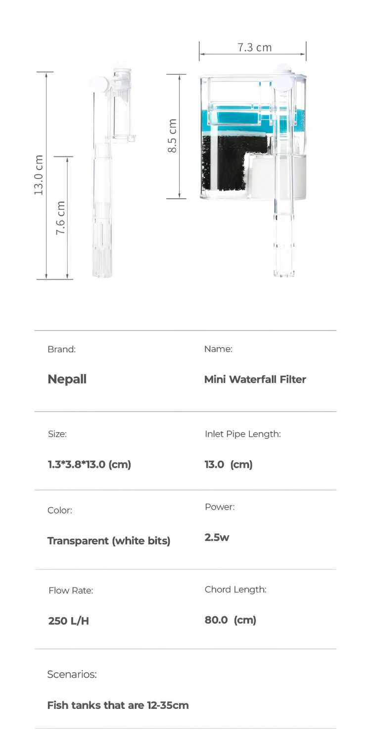 yee hang on back filter Product parameters 1