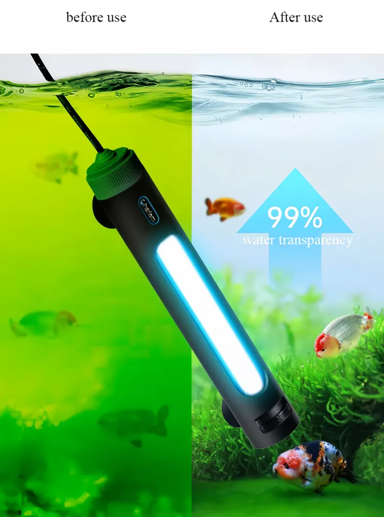 Quickly remove green algae and maintain clear water quality
