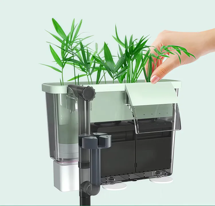 Combining plant planting and fish farming