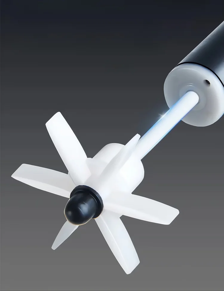Innovative ceramic shaft to improve durability