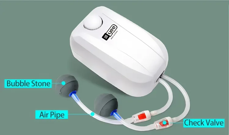 Fish Tank Silent Air Pump ​Low-noise operation
