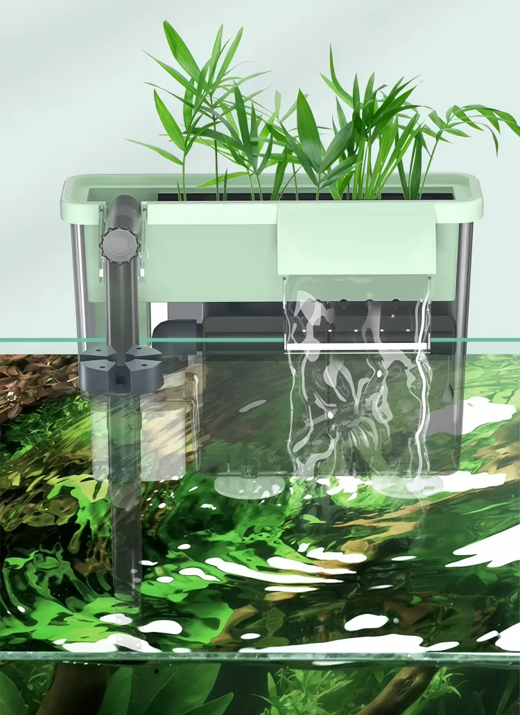 Simulate the filtering effect of natural waterfalls