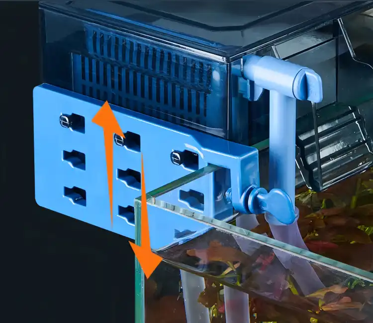 Three level adjustable hook, suitable for fish tanks of different sizes