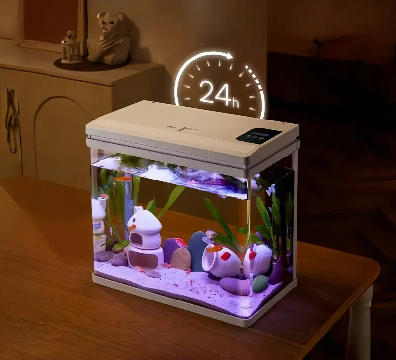 curved corner fish tank​ 2