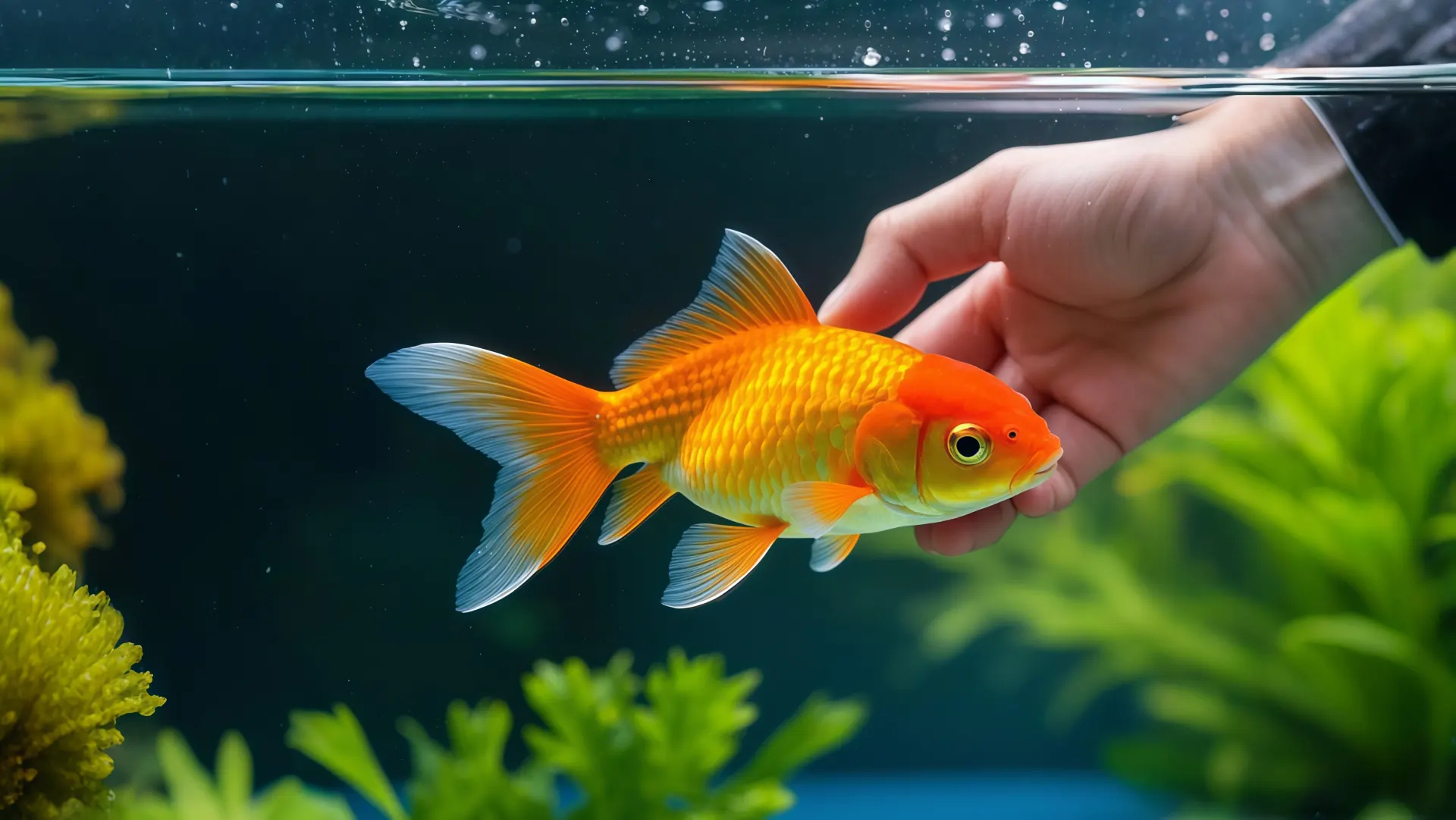 Image showcasing how to care for goldfish - yee