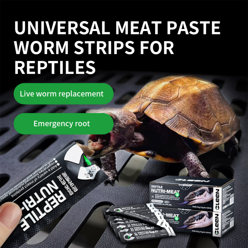 Reptile Food – Nutrient Rich Meat Paste for Snakes, Geckos & Lizards