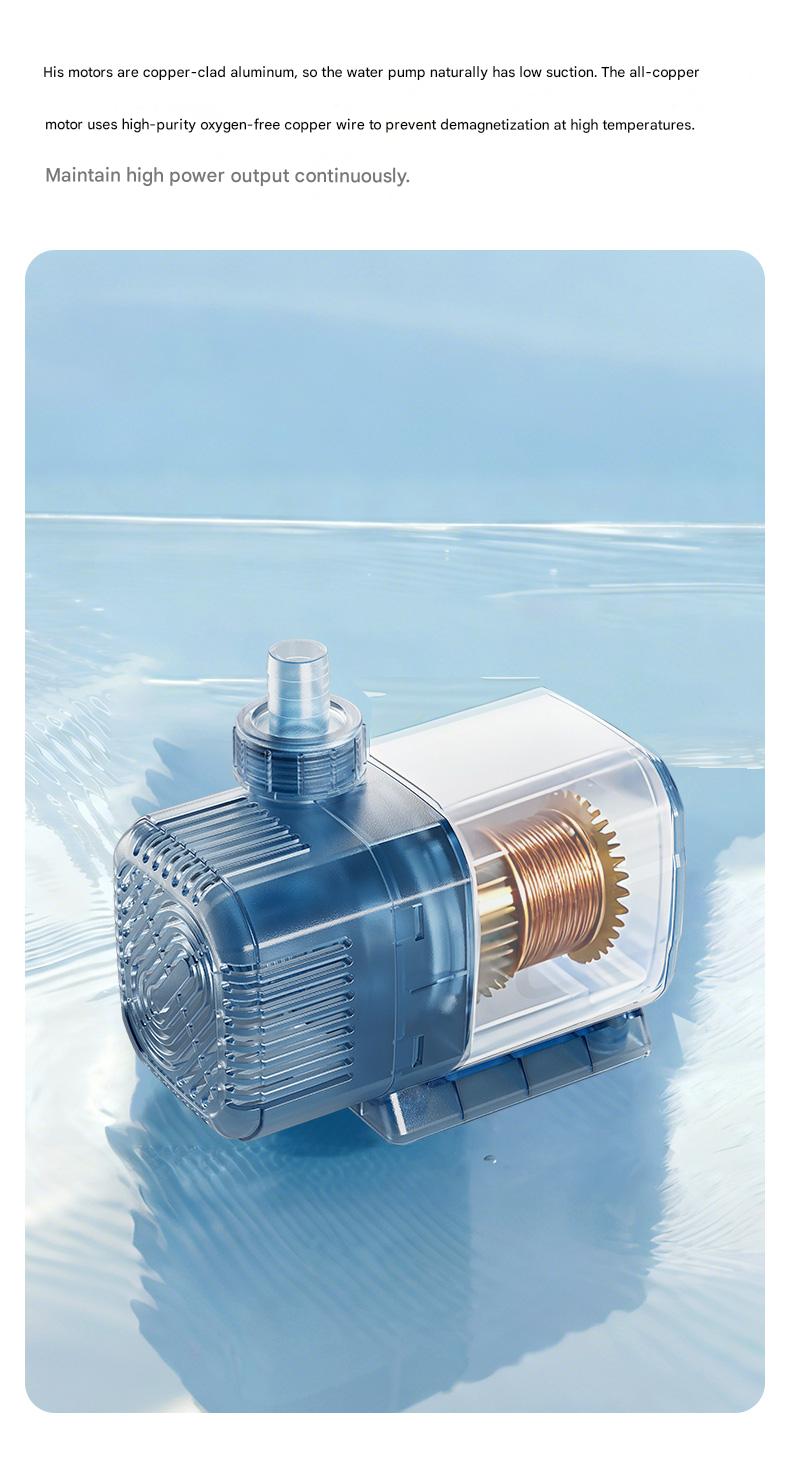 Energy saving DC aquarium pump