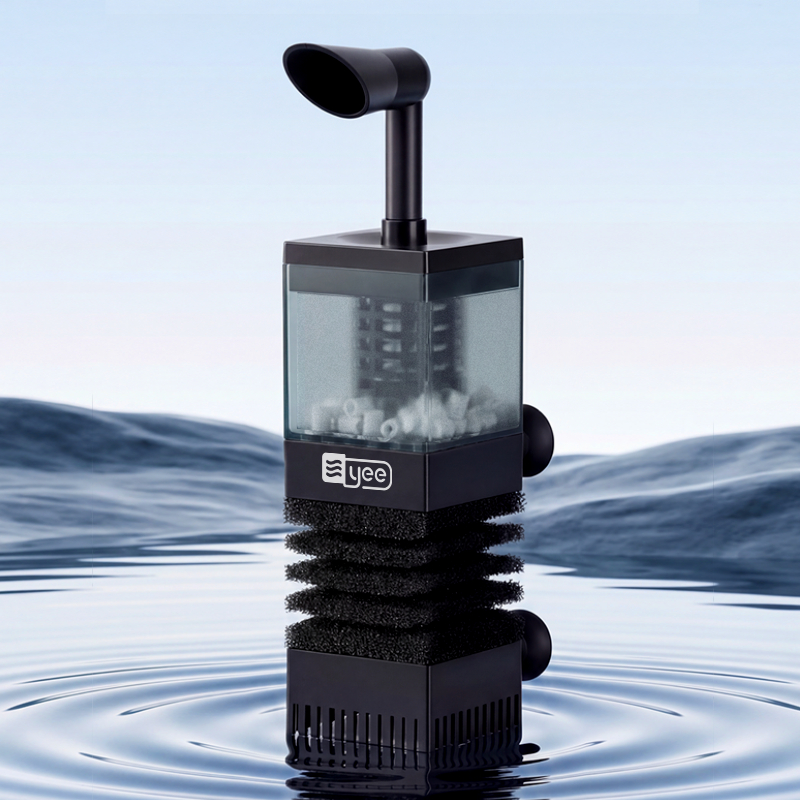 aquarium sponge filter with bio media
