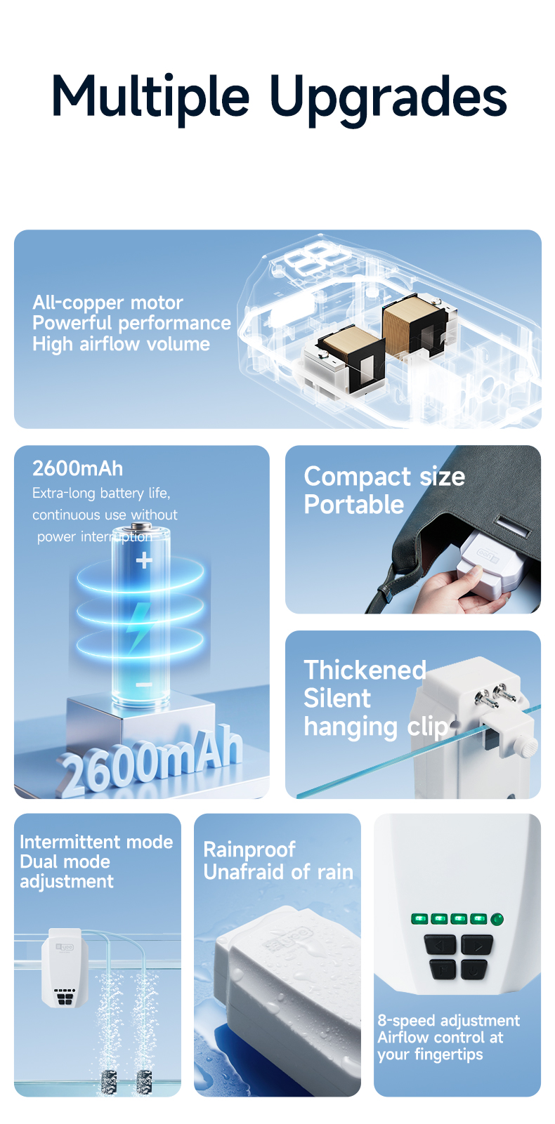 lithium battery aquarium oxygen pump backup
