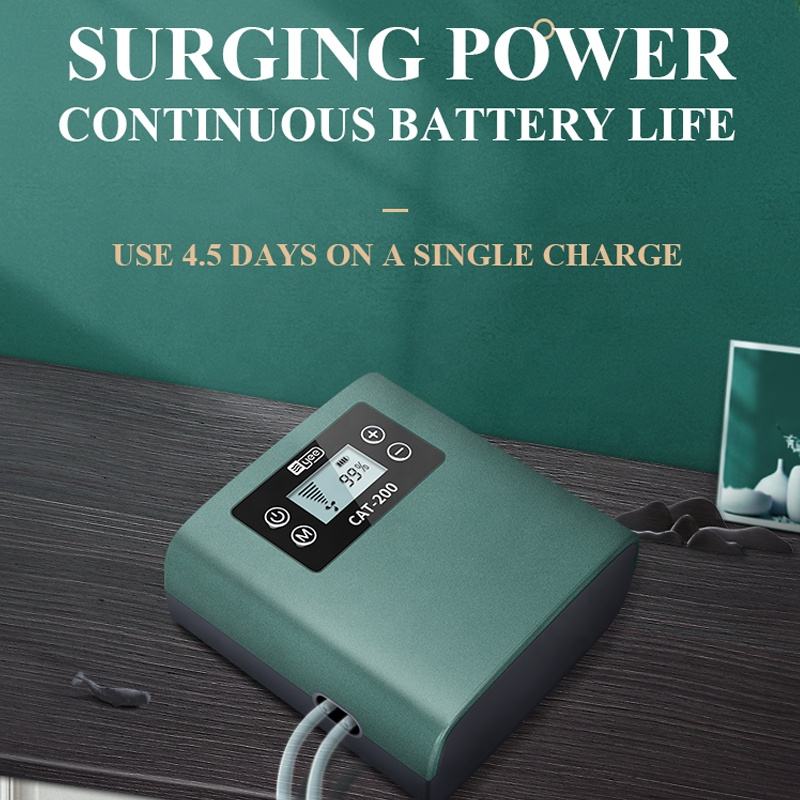 YEE Rechargeable Aquarium Oxygen Pump Long Battery Life
