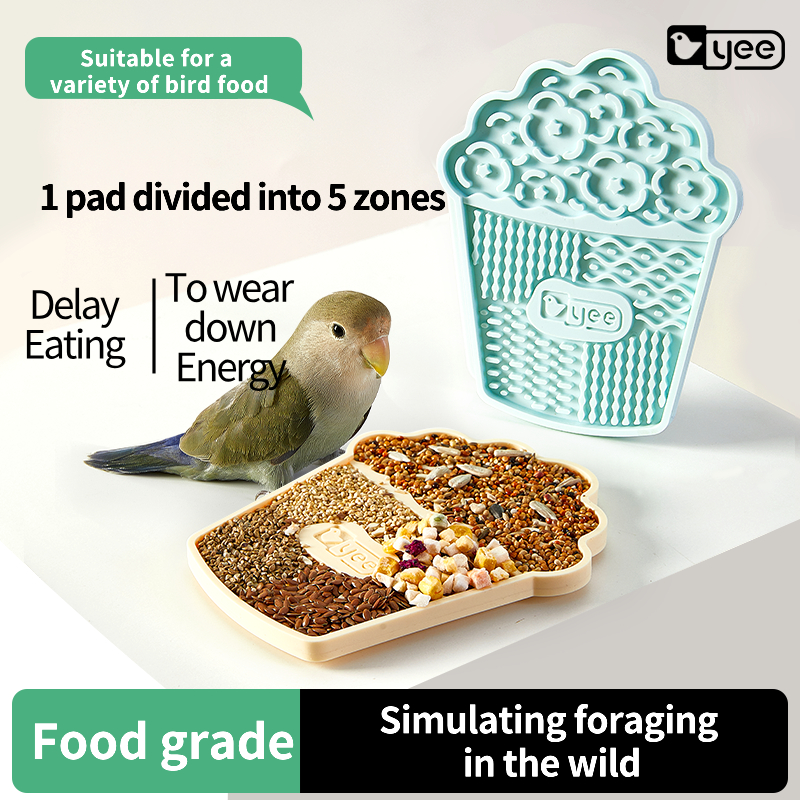 bird supplies Parrot slow feeder mat